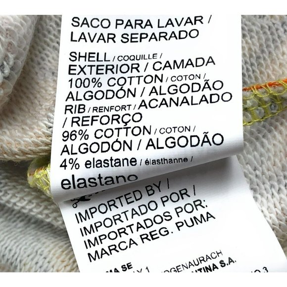 Puma x Romero Britto Art Series AOP Mens Small Yellow Pullover Hoodie Sweatshirt - Picture 7 of 12